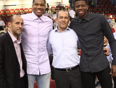 Καλεσμένοι των Αγγελόπουλων οι αδερφοί Αντετοκούνμπο στο Final 4